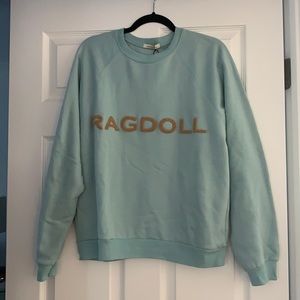 Sweatshirt with terry patch